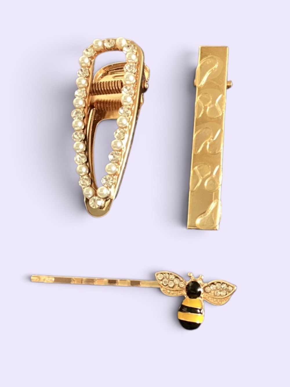 Trio of Hair Clips